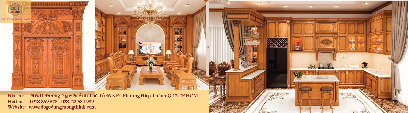 Nội thất gỗ gõ đỏ cao cấp