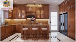 MẪU TỦ BẾP TÂN CỔ ĐIỂN SANG TRỌNG CAO CẤP