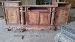 Kệ tivi gỗ hương vân