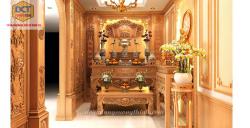 nội thất thiết kế phòng thờ cao cấp pt45