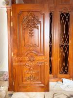 cửa phòng cổ điển cao cấp gỗ gõ đỏ CP54GD