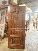 Bộ cửa phòng cổ điển hoàng gia gỗ gõ đỏ cao cấp cp45gd