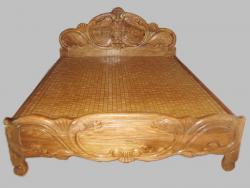 giường ngủ cao cấp gỗ gõ đỏ