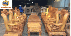 salon phong khach| bàn ghế gõ đỏ