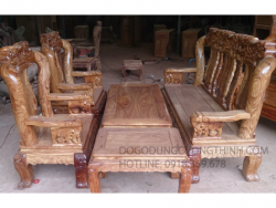 Bàn ghế gỗ Hương|salon phong khach