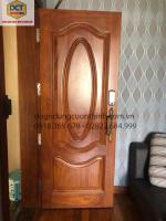 cửa phòng tân cổ điển gõ đỏ