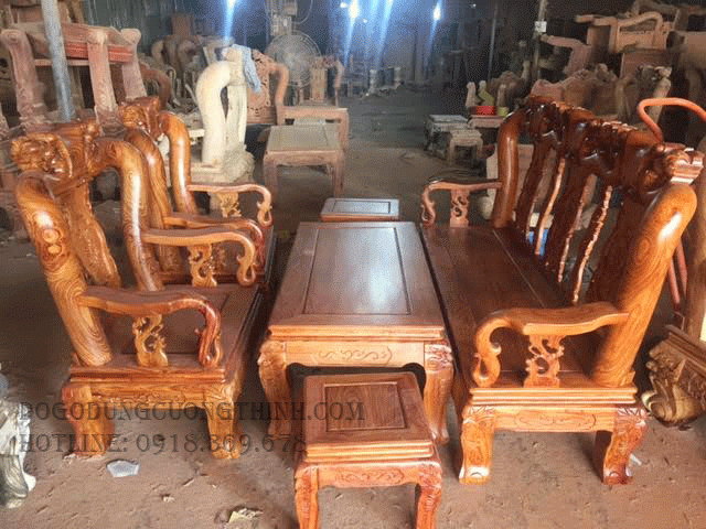 ban ghe phong khach|bàn ghế gỗ hương